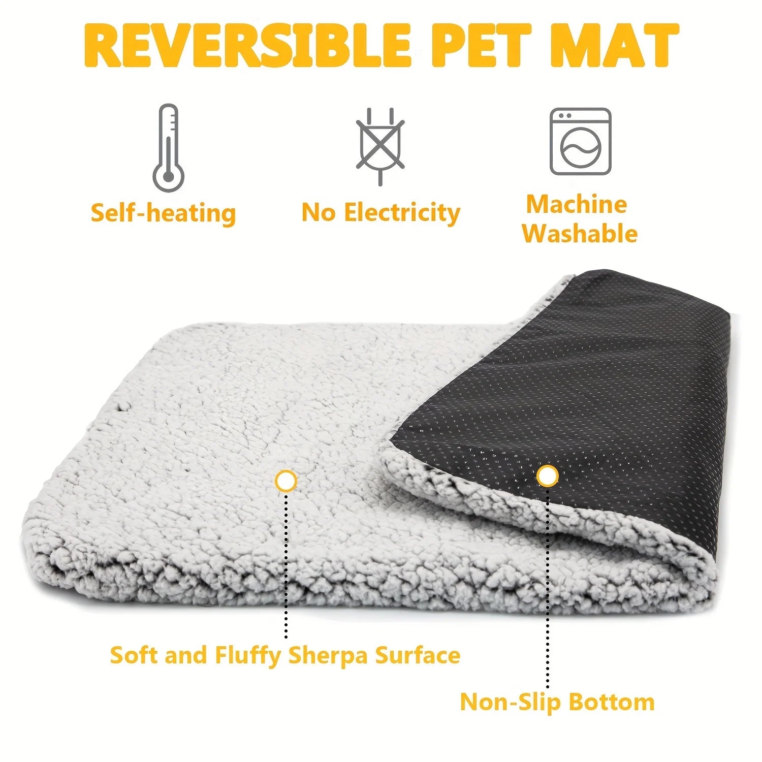 Self-Heating Pet Blanket by Winter Pet