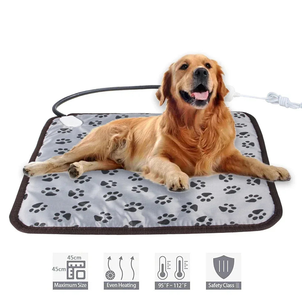 Winter Pet Heating Blanket Waterproof Wearable Wear Resistant