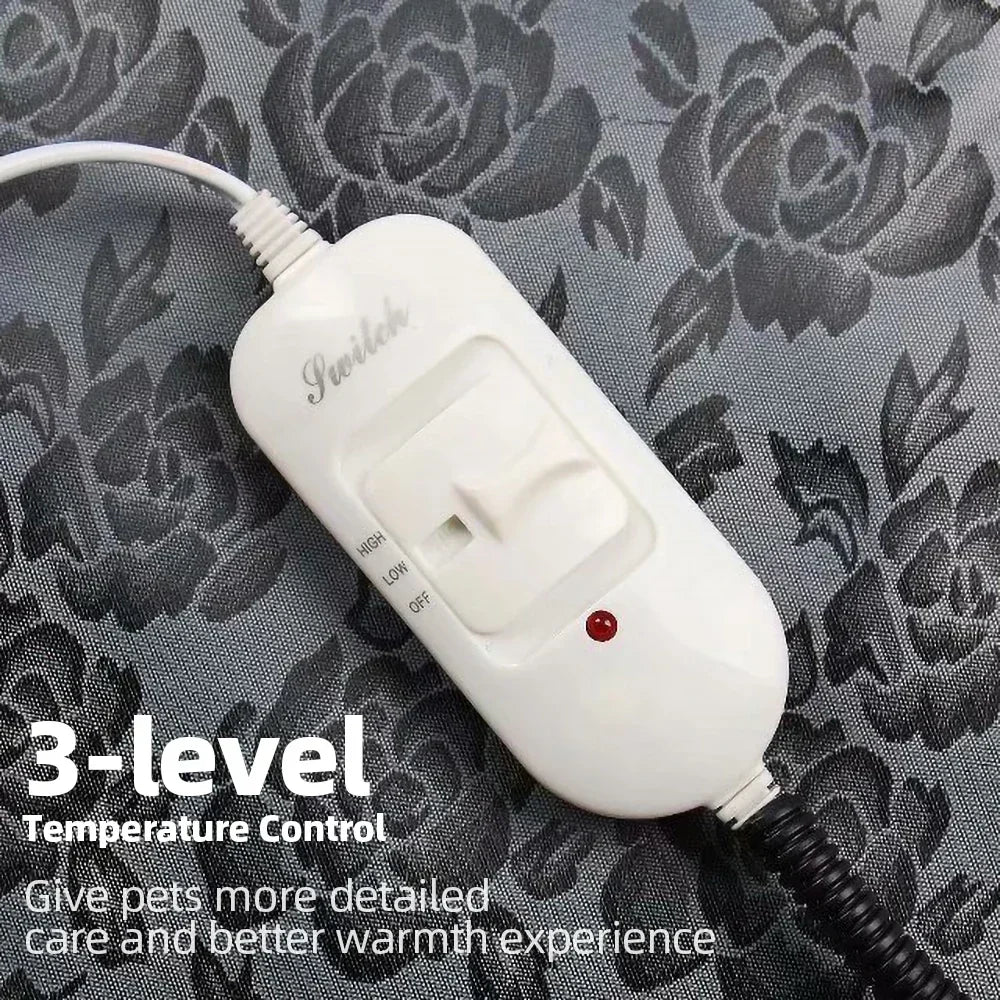 Winter Pet Heating Blanket Waterproof Wearable Wear Resistant